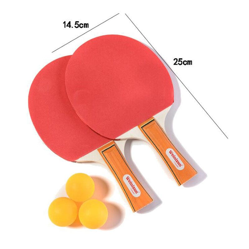 Table Tennis Racket Bat with Racket Balls - Baba Boota