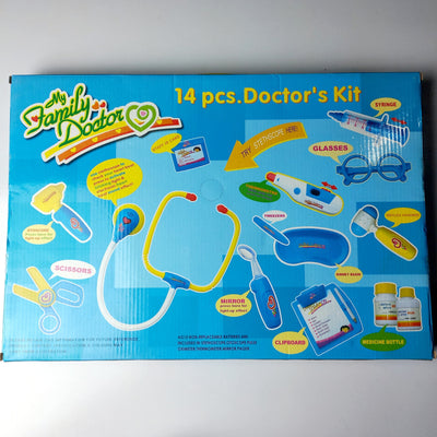 Baba Boota Toys Blue 14 Pcs Kids Play Doctor Set