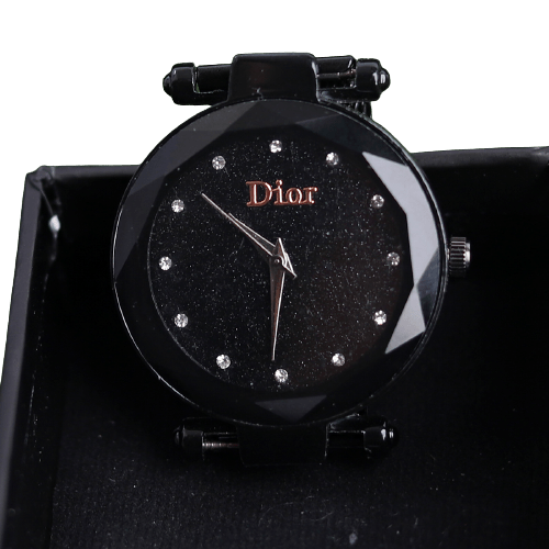 Dior Diamond Shape Dial Magnetic Instyle Girls Watch Women Watch - Baba Boota