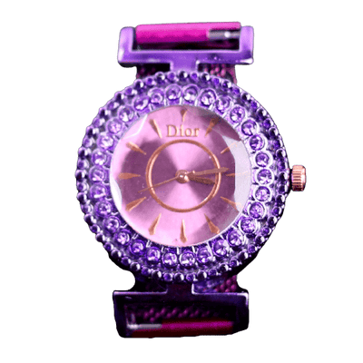 Blue Touch In Style Magnetic Chain Women Watch - Baba Boota