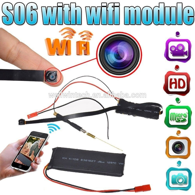 IP wireless camera WIFI 1080p with Battery S06 - Baba Boota