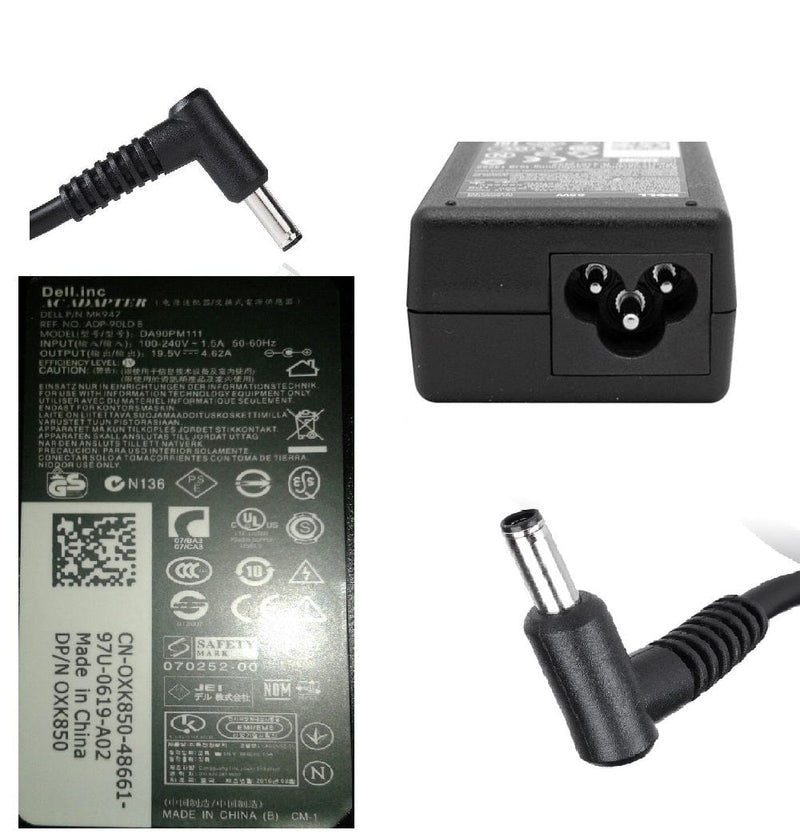 Dell Laptop Charger 19V 4.62A Charger 90W (New Pin) - Baba Boota