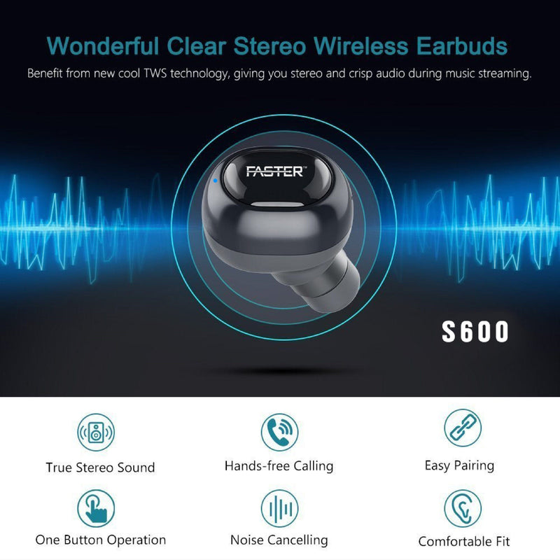 FASTER S600 TRUE EARBUDS - Baba Boota