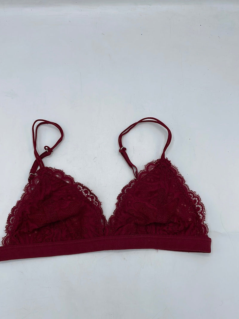 Breathable Summer Beauty Back Support Thin Shoulder Strap Bra - Maroon | Sale Price in Pakistan | Bababoota.com