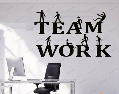 Teamwork 3D Creative Office Decor